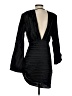 L'IDÉE 100% Polyester Black Cocktail Dress Size 8 - photo 2