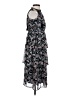 Aqua 100% Polyester Paisley Gray Cocktail Dress Size XS - photo 4