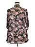 Beware! Floral Black 3/4 Sleeve Blouse Size 20 (estimated) - photo 2