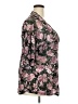 Beware! Floral Black 3/4 Sleeve Blouse Size 20 (estimated) - photo 4