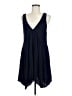Millibon Solid Blue Casual Dress Size M - photo 1
