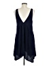 Millibon Solid Blue Casual Dress Size M - photo 2