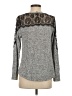 My Michelle Gray Long Sleeve Top Size S - photo 2