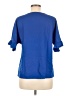 Unbranded 100% Polyester Blue Short Sleeve Blouse Size M - photo 2