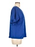 Unbranded 100% Polyester Blue Short Sleeve Blouse Size M - photo 4