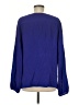 Theory 100% Rayon Blue Long Sleeve Blouse Size M - photo 2