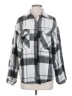 Hyfve 100% Polyester Plaid Gray Jacket Size S - photo 1