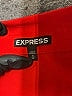 Express 100% Polyester Red Long Sleeve Blouse Size M - photo 7
