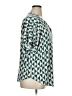 Lane Bryant Teal Short Sleeve Blouse Size 14 - 16 Plus - photo 4