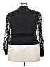 Shein Curve 100% Polyester Black Long Sleeve Top Size 4XL - photo 2