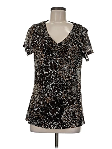 Dana Buchman Short Sleeve Blouse (view 1)