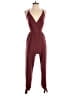 Windsor Solid Burgundy Jumpsuit Size XS - photo 1