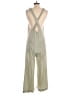 Zara Solid Green Jumpsuit Size XS - photo 2