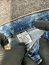 Bill Blass 100% Cotton Hearts Blue Jeans Size 18 - photo 5