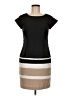 Studio One Color Block Black Casual Dress Size 6 (petite) - photo 1