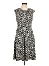 Wisp Print Black Casual Dress Size 8 (petite) - photo 1