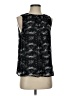 BADGLEY MISCHKA STUDIO 100% Polyester Black Sleeveless Blouse Size S - photo 1