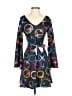 Unbranded Graphic Black Casual Dress Size XS - photo 1