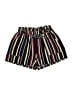 Shein 100% Polyester Stripes Black Shorts Size 4 - photo 1