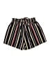 Shein 100% Polyester Stripes Black Shorts Size 4 - photo 2
