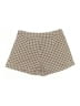 Camellia 100% Polyester Houndstooth Brown Shorts Size L - photo 2