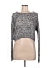 Razzle Dazzle Metallic Silver Cardigan Size M - photo 2