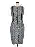 Calvin Klein Graphic Gray Cocktail Dress Size 6 - photo 1