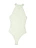 Happily Grey 100% Polyester Green White Bodysuit Size M - photo 1