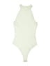 Happily Grey 100% Polyester Green White Bodysuit Size M - photo 2