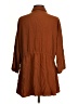 L Space 100% Rayon Brown 3/4 Sleeve Button-Down Shirt Size XS - Sm - photo 2