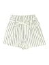 Zara TRF Stripes Ivory Shorts Size XS - photo 1
