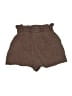 Express 100% Lyocell Solid Brown Shorts Size XS - photo 2