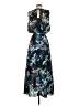 Du Jour Print Blue Casual Dress Size XXS - photo 2