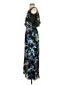 Du Jour Print Blue Casual Dress Size XXS - photo 5