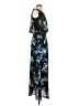 Du Jour Print Blue Casual Dress Size XXS - photo 4