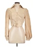Shein 100% Polyester Tan Long Sleeve Blouse Size L - photo 1
