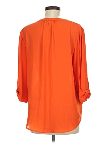 Soho JEANS NEW YORK & COMPANY 3/4 Sleeve Blouse (view 2)