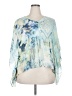Unbranded Blue 3/4 Sleeve Blouse Size 2X (estimated) - photo 1