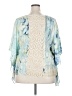 Unbranded Blue 3/4 Sleeve Blouse Size 2X (estimated) - photo 2