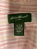 Eddie Bauer Stripes Pink Long Sleeve Button-Down Shirt Size L - photo 7