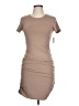 Assorted Brands Solid Tan Casual Dress Size L - photo 1