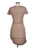 Assorted Brands Solid Tan Casual Dress Size L - photo 2