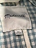 Madewell 100% Linen Checkered-gingham Teal Blazer Size XS - photo 6
