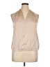 Shein 100% Polyester Tan Sleeveless Blouse Size XL - photo 1