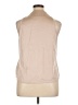 Shein 100% Polyester Tan Sleeveless Blouse Size XL - photo 2