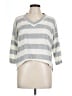 Pretty Young Thing Gray 3/4 Sleeve Top Size L - photo 1