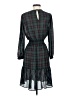 J.Crew Plaid Green Casual Dress Size XS - photo 2