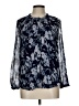 Rails 100% Polyester Blue Long Sleeve Blouse Size L - photo 1
