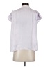 Paige 100% Polyester Purple Short Sleeve Blouse Size XS - photo 2