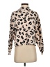Lush Animal Print Tan Pullover Sweater Size S - photo 1